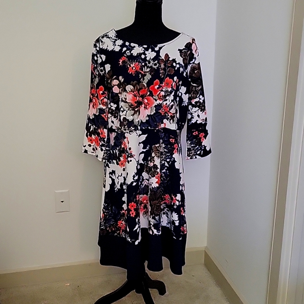 Mulit-colored floral dress